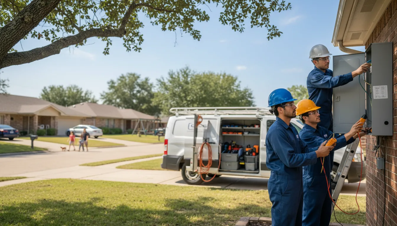 Certified electrician providing emergency electrical services in Bard, NM